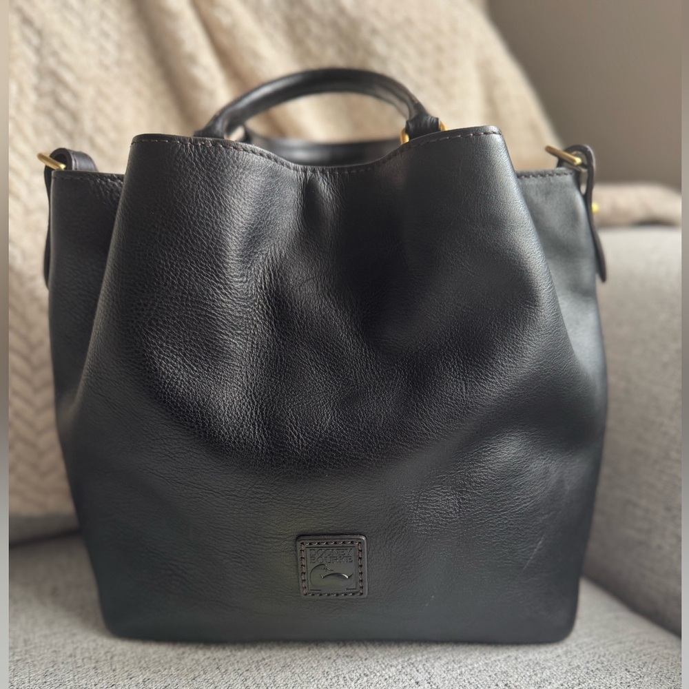 Dooney & Bourke Black Florentine Barlow Bag
